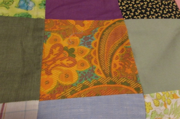 CRAZY QUILT TOP FOR FINISHING