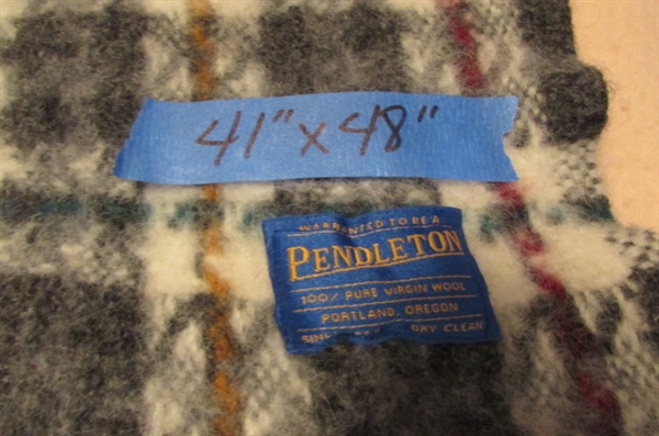 PENDLETON LAP BLANKET & UNMARKED THROW