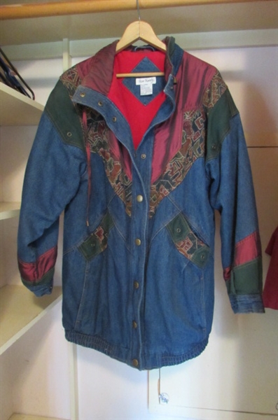 LARGE DENIM LADIES JACKET