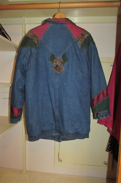 LARGE DENIM LADIES JACKET
