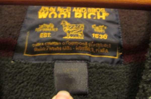VINTAGE MENS DENIM/FLEECE JACKET