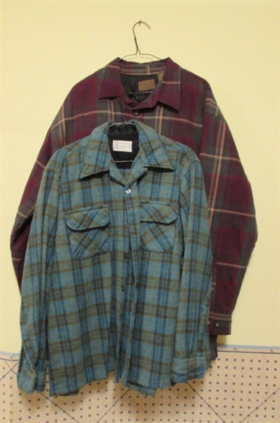 TOWNCRAFT MENS JACKET & WOOL SHIRT