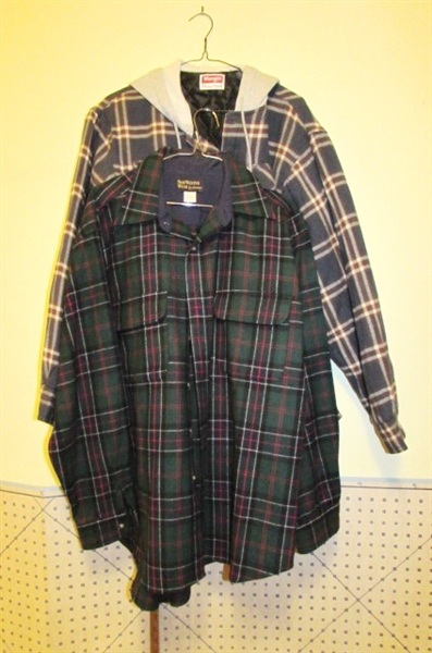NOR'WESTER PENDLETON SHIRT & WRANGLER QUILTED JACKET