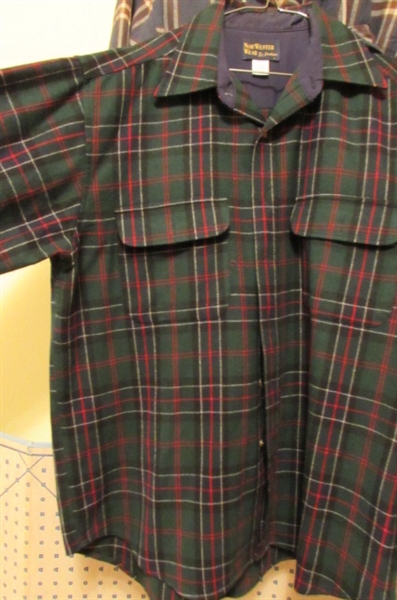 NOR'WESTER PENDLETON SHIRT & WRANGLER QUILTED JACKET