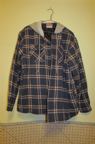 NOR'WESTER PENDLETON SHIRT & WRANGLER QUILTED JACKET