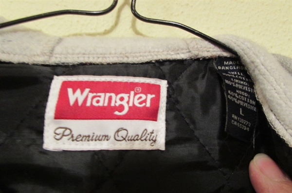 NOR'WESTER PENDLETON SHIRT & WRANGLER QUILTED JACKET