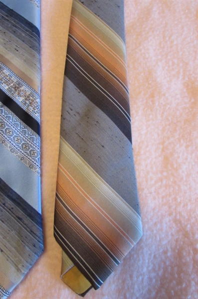 MENS CASUAL TO DRESSY BELTS & 2 TIES