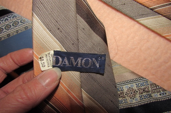 MENS CASUAL TO DRESSY BELTS & 2 TIES
