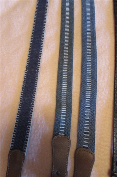 MENS CASUAL TO DRESSY BELTS & 2 TIES