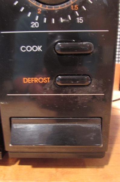 SMALL PANASONIC MICROWAVE & 4 CUP COFFEE MAKER