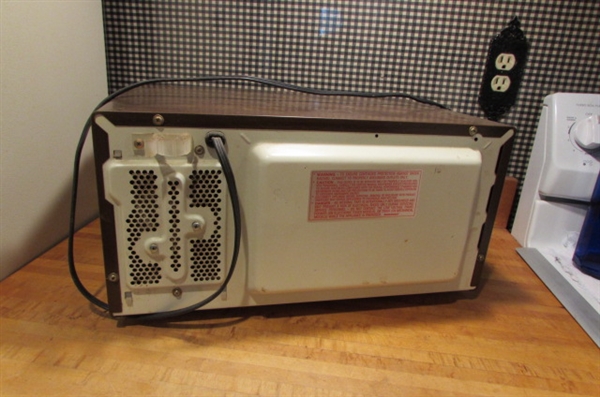 SMALL PANASONIC MICROWAVE & 4 CUP COFFEE MAKER