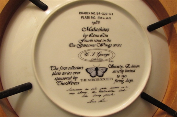 FRAMED BUTTERLY COLLECTORS PLATES