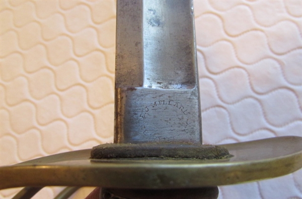 ANTIQUE SWORD FROM SPANISH/AMERICAN WAR *RESERVE HAS BEEN MET***