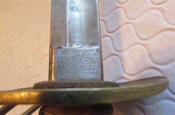 ANTIQUE SWORD FROM SPANISH/AMERICAN WAR *RESERVE HAS BEEN MET***