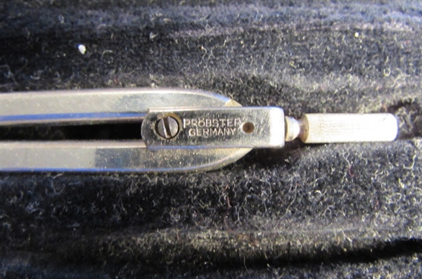 VINTAGE POCKET WATCH, DRAFTING SET & MORE