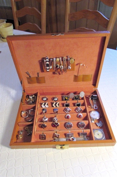 CUFFLINKS, LAPEL PINS, TIE TACKS & CLIPS