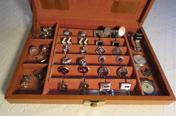 CUFFLINKS, LAPEL PINS, TIE TACKS & CLIPS