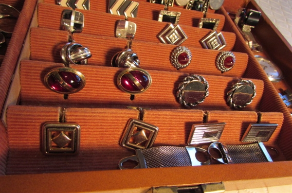 CUFFLINKS, LAPEL PINS, TIE TACKS & CLIPS