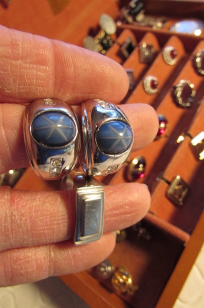 CUFFLINKS, LAPEL PINS, TIE TACKS & CLIPS