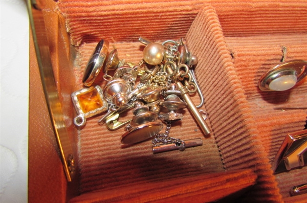 CUFFLINKS, LAPEL PINS, TIE TACKS & CLIPS