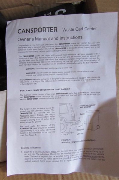 CANSPORTER - NEW IN BOX