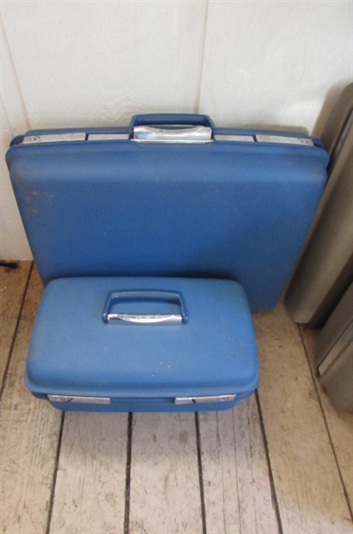 VINTAGE SAMSONITE LUGGAGE & AMERICAN TOURISTER GARMENT BAGS