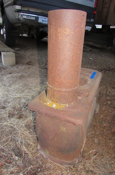 SMALL ANTIQUE 'LIBERTY' WOOD STOVE