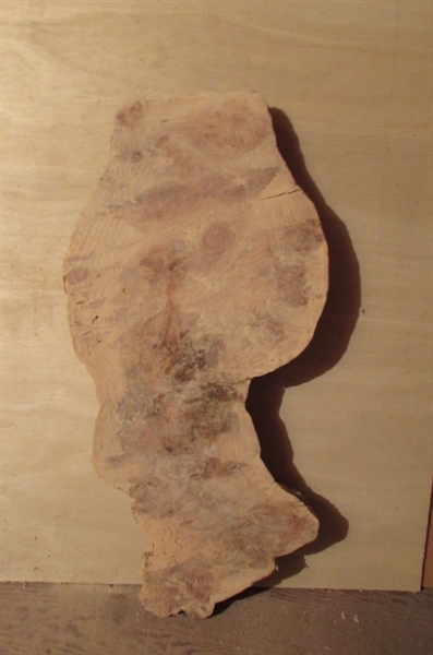 UNFINISHED BURLWOOD FOR A SMALL TABLE