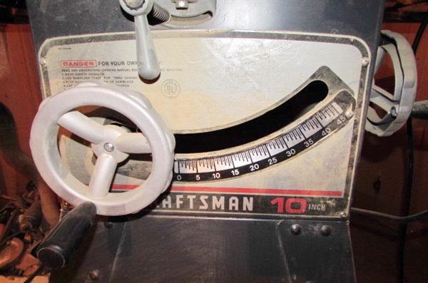 CRAFTSMAN 10 TABLE SAW ON STAND