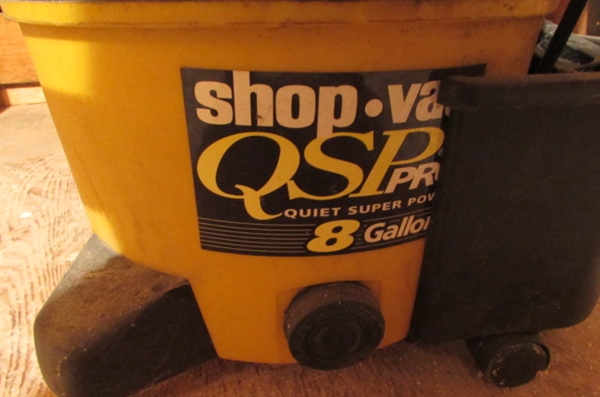 8 GALLON QSP PRO SHOP VAC