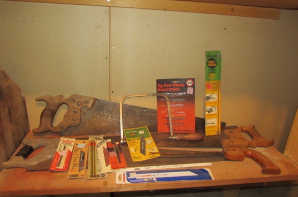 HANDSAWS & ASSORTED SAW BLADES