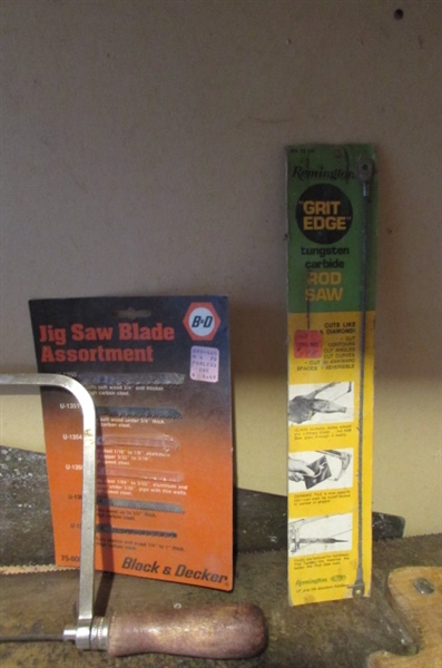 HANDSAWS & ASSORTED SAW BLADES