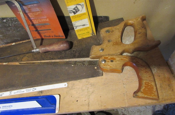 HANDSAWS & ASSORTED SAW BLADES
