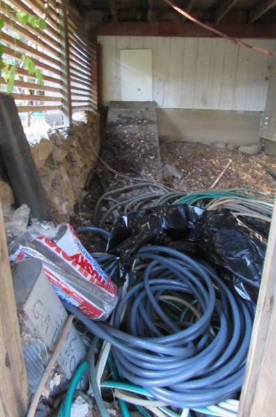 GARDEN HOSES, PLASTIC SHEETING & WEED FABRIC