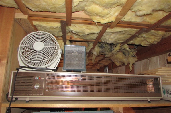 2 HEATERS & A FAN