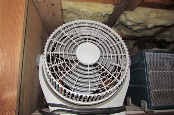 2 HEATERS & A FAN