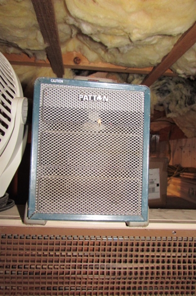 2 HEATERS & A FAN