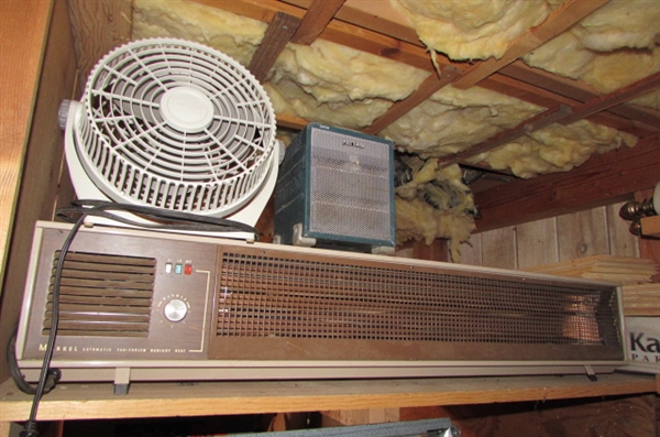 2 HEATERS & A FAN