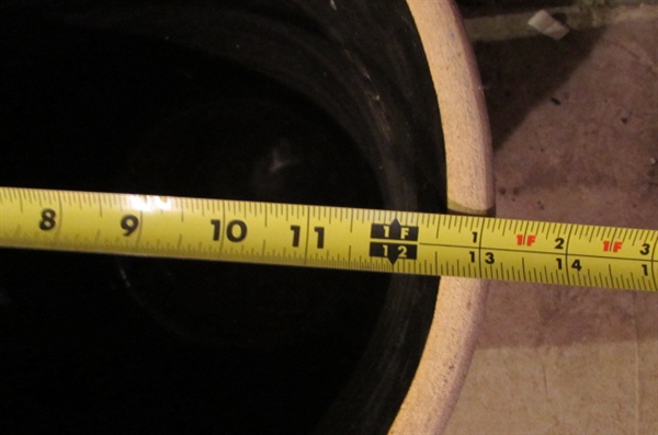#6 VINTAGE STONEWARE CROCK