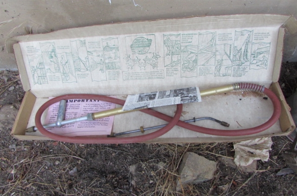 VINTAGE 'INDIAN BACKPACK FIRE EXTINGUISHER & SLIDE SPRAYER