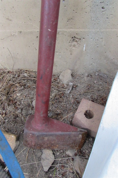 ASSORTED SHOVELS & WEDGES