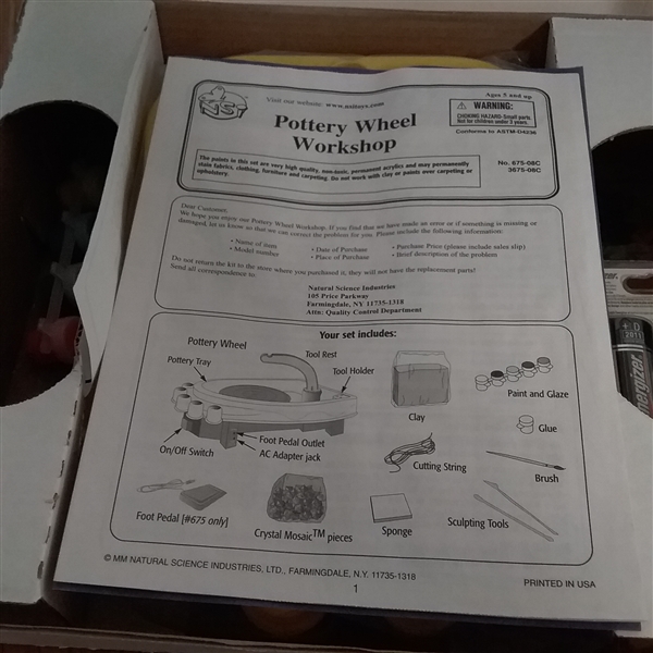 DELUXE POTTERY WHEEL 