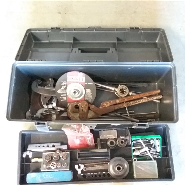 Lot Detail - PLANO TOOLBOX WITH TOOLS