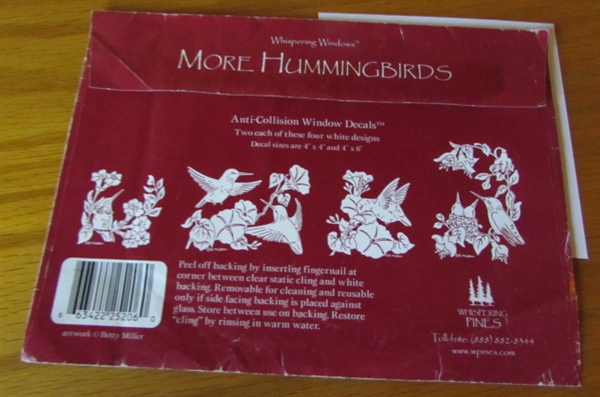 HUMMINGBIRD & BUTTERFLY BELLS