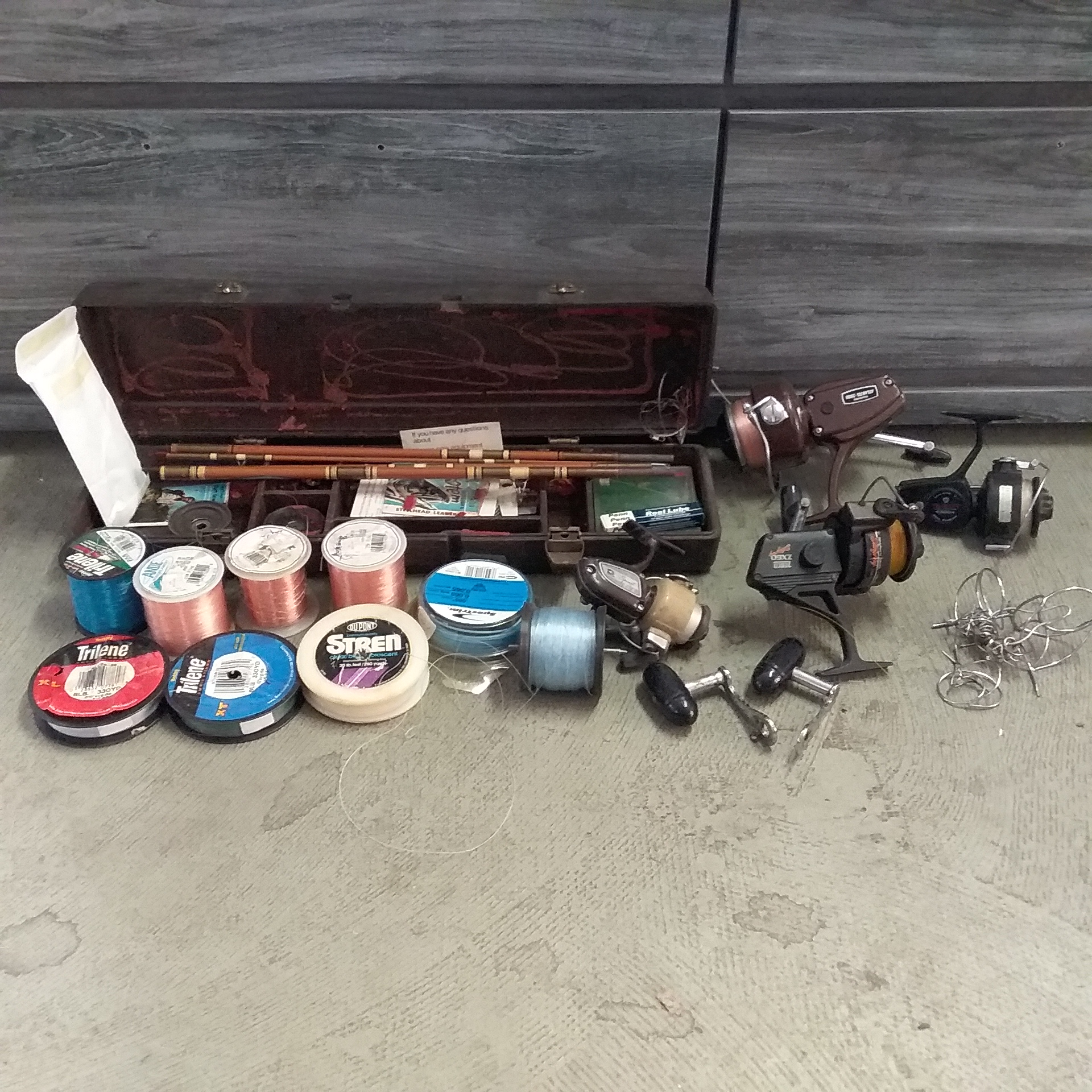 Lot Detail - FISHING REELS, LINES AND PARTS