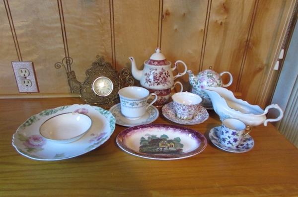 PRETTY TEA CUPS & VINTAGE CHINA
