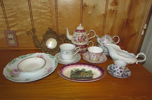 PRETTY TEA CUPS & VINTAGE CHINA