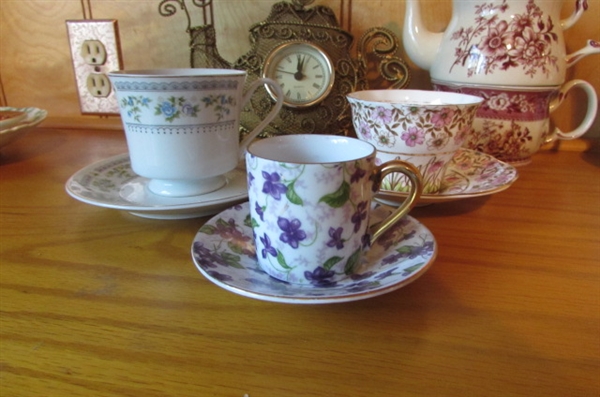 PRETTY TEA CUPS & VINTAGE CHINA