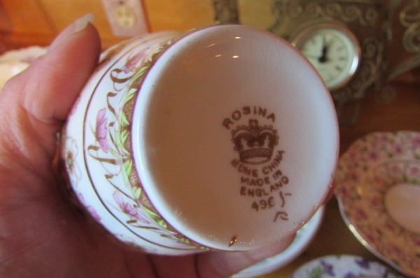 PRETTY TEA CUPS & VINTAGE CHINA