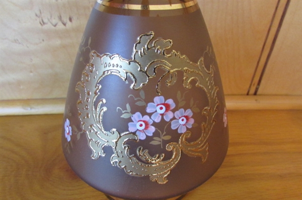 VINTAGE VENETIAN DECANTER AND GLASS SET